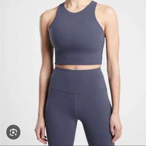 Athleta sports bra tank medieval violet